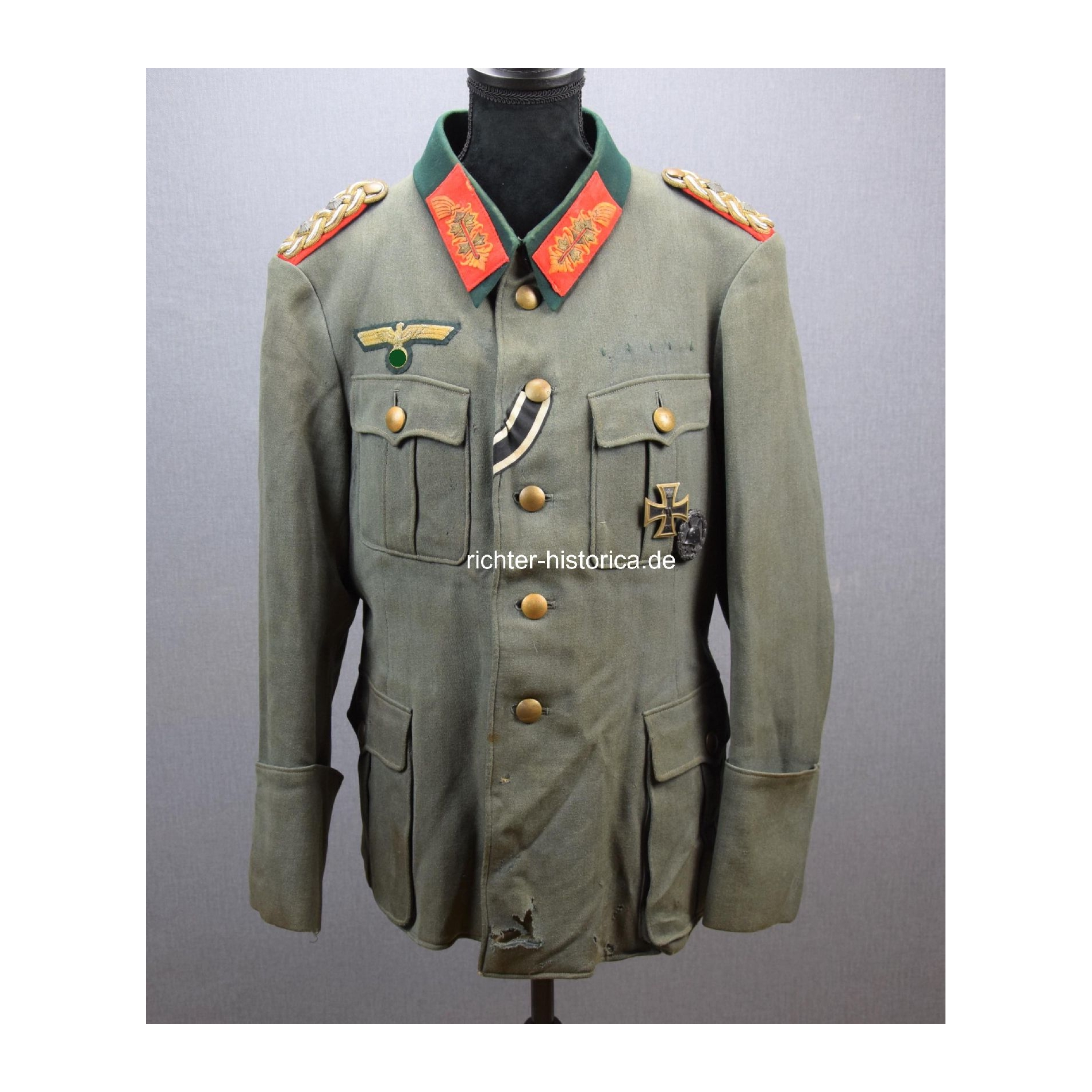 Wehrmacht Heer Feldbluse für einen General der Infanterie