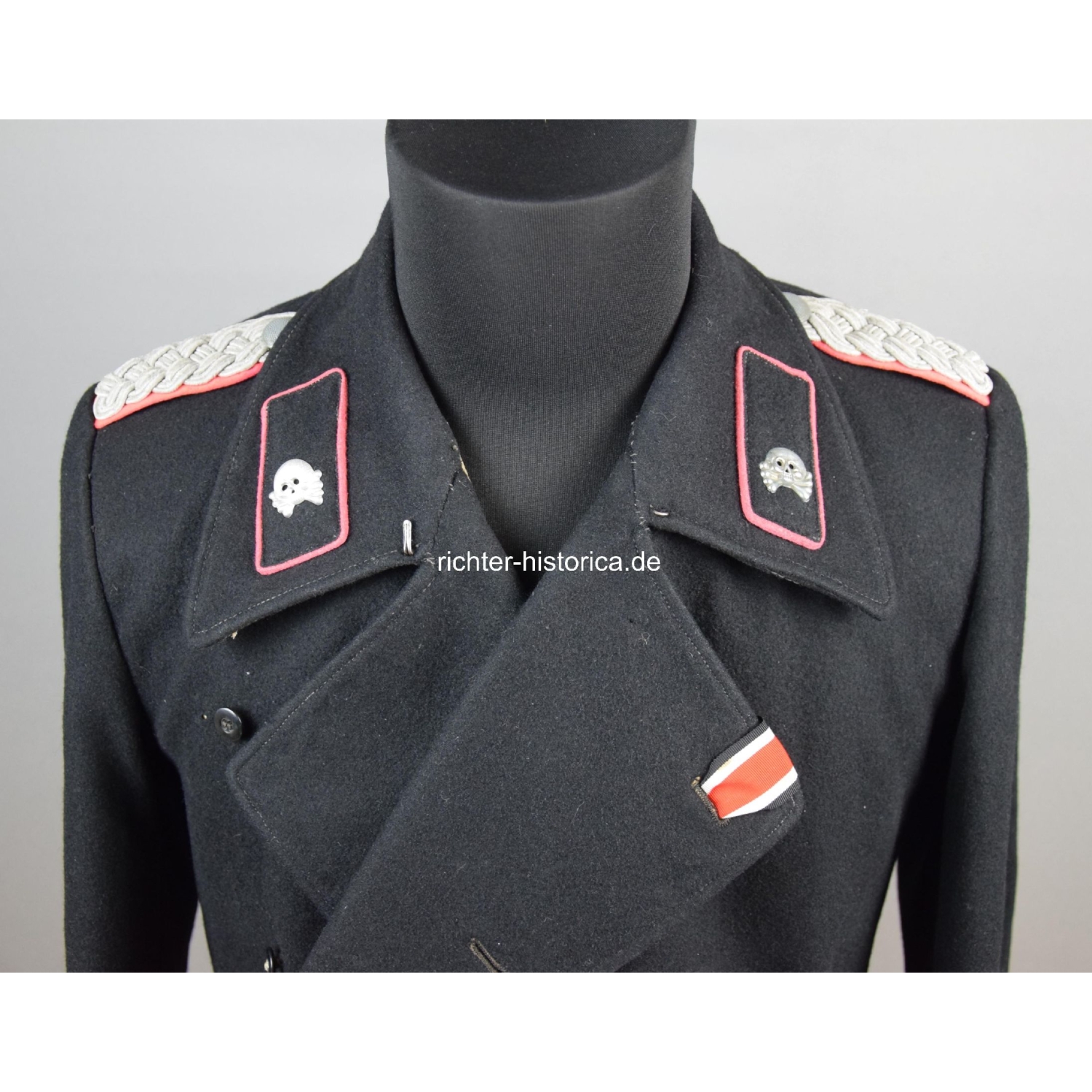 Wehrmacht schwarze Uniform für einen Major der Panzertruppe