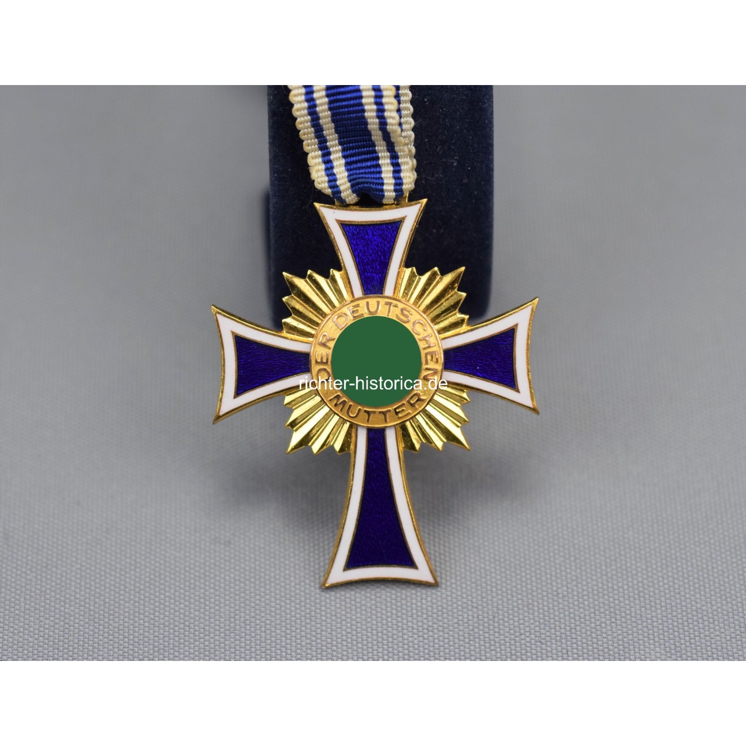 Ehrenkreuz der Deutschen Mutter Mutterkreuz in Gold im Etui, Wilh. Deumer, Lüdenscheid