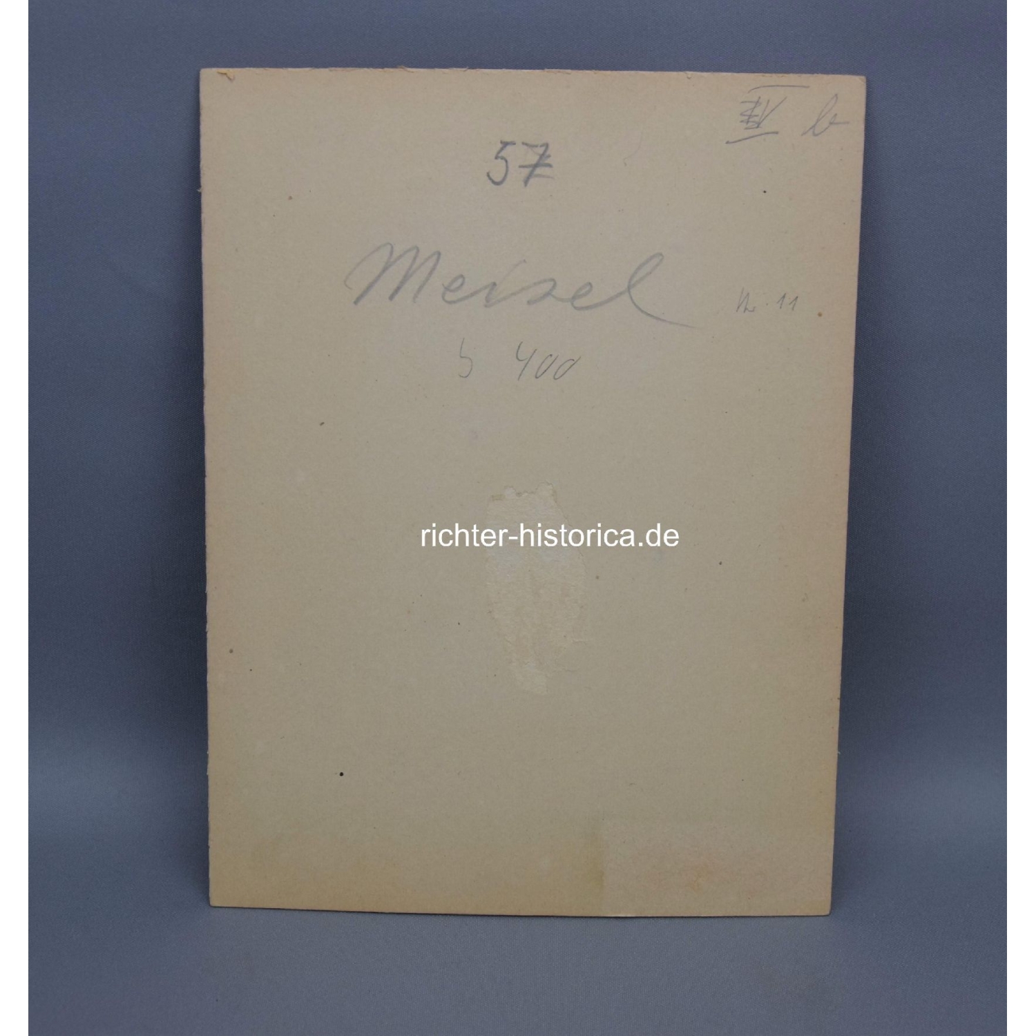 Originalunterschrift Ritterkreuzträger Kapitän zur See "Meisel" Kommandant des Schweren Kreuzers "Admiral Hipper"