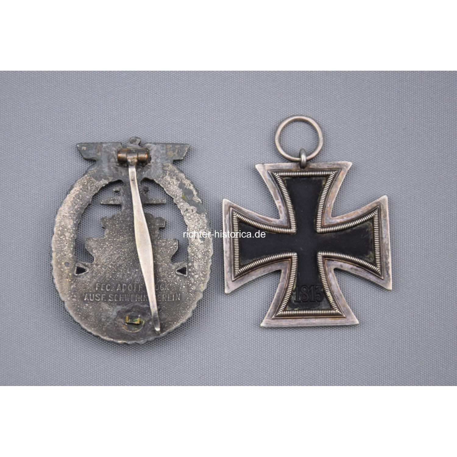 Umfangreicher Kriegsmarine Nachlass Oberleutnant "Kehlbreier" mit Memelland-Medaille/ Flottenkriegsabz.