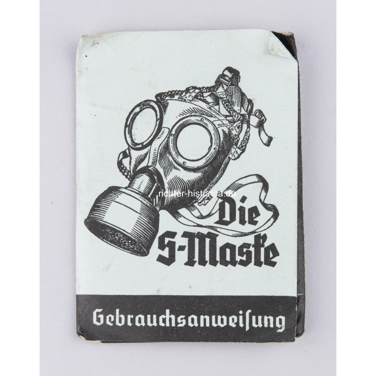 AUER Gasmaske mit Tornister 1937 datiert, Hochleitungsfilter Nr.89