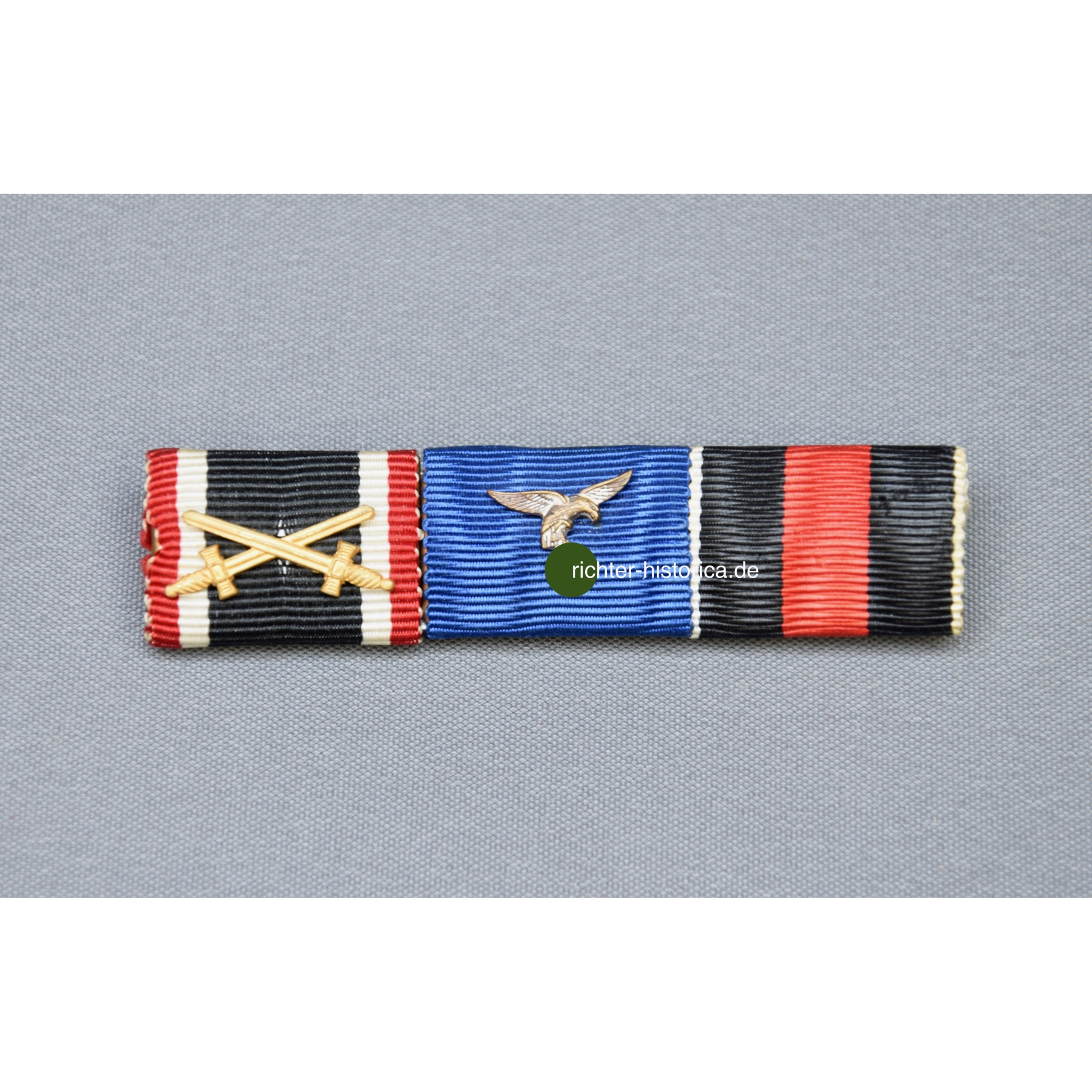 Miniatur Bandspange Kriegsverdienstkreuz und Luftwaffe Adler