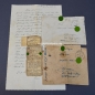 SS Feldpost 1943, Brief mit 2 Todesanzeigen, LAH Leibstandarte