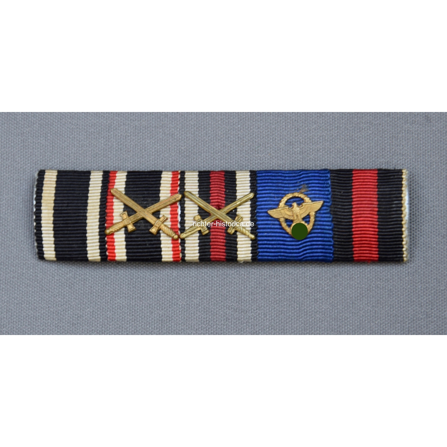 Miniatur Bandsapnge eines Polizisten der Wehrmacht