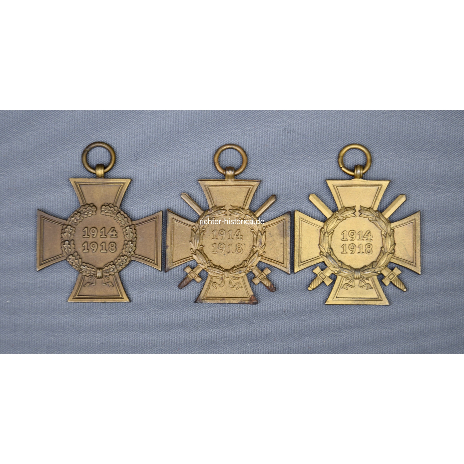 3x Ehrenkreuz für Frontkämpfer 1.Weltkrieg