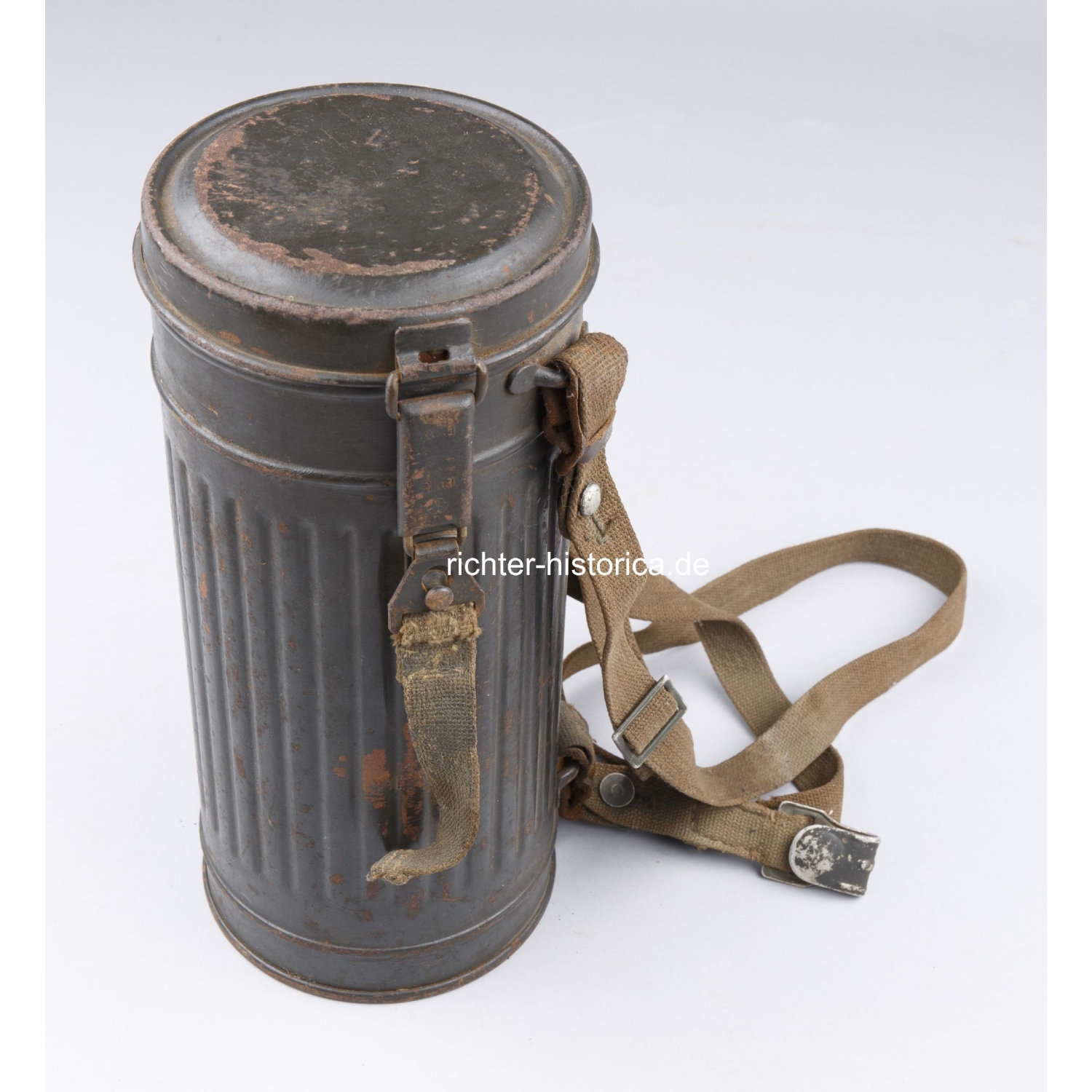 Wehrmacht Gasmaske Filter FE41 und A2B Filter Tornister "ebu 42"