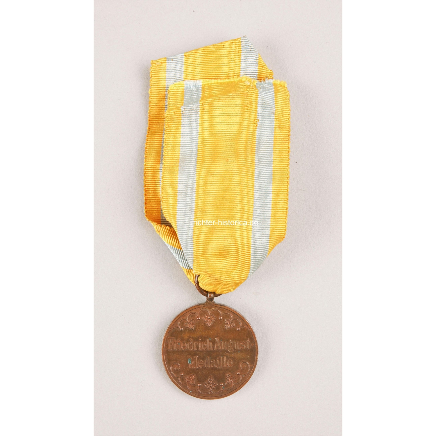 Sachsen Friedrich August Medaille in Bronze