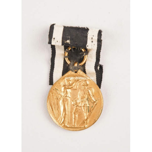 Ehrengedenkmünze "Furg Dagerland" in Bronze vergoldet 1914