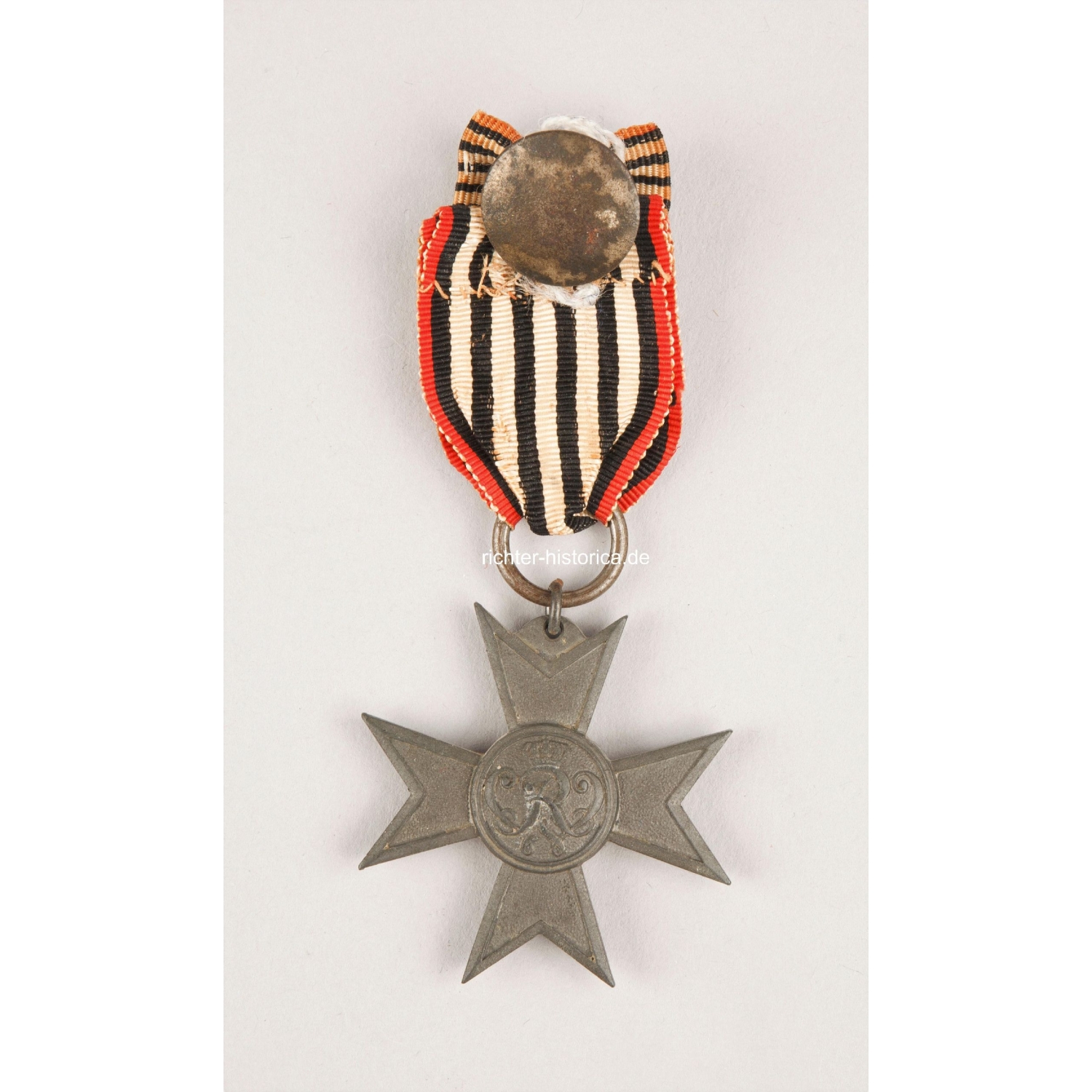 Verdienstkreuz Kriegshilfsdienst 1916 mit Knopfloch Miniatur