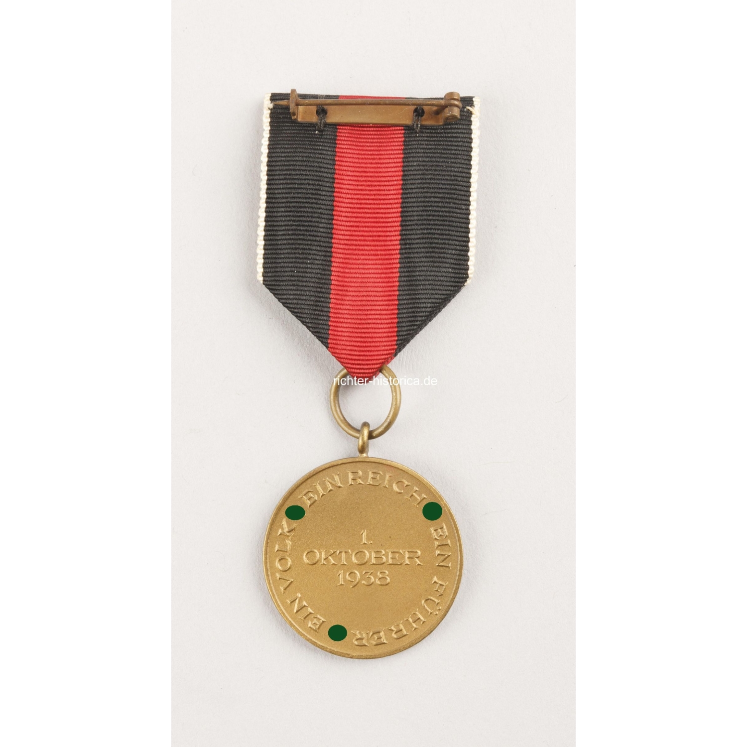 Anschlussmedaille Sudetenland 1.Oktober 1938 im Etui