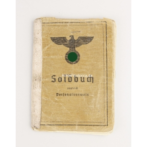 Soldbuch eines Gefreiten der Wehrmacht mit VWA in Silber