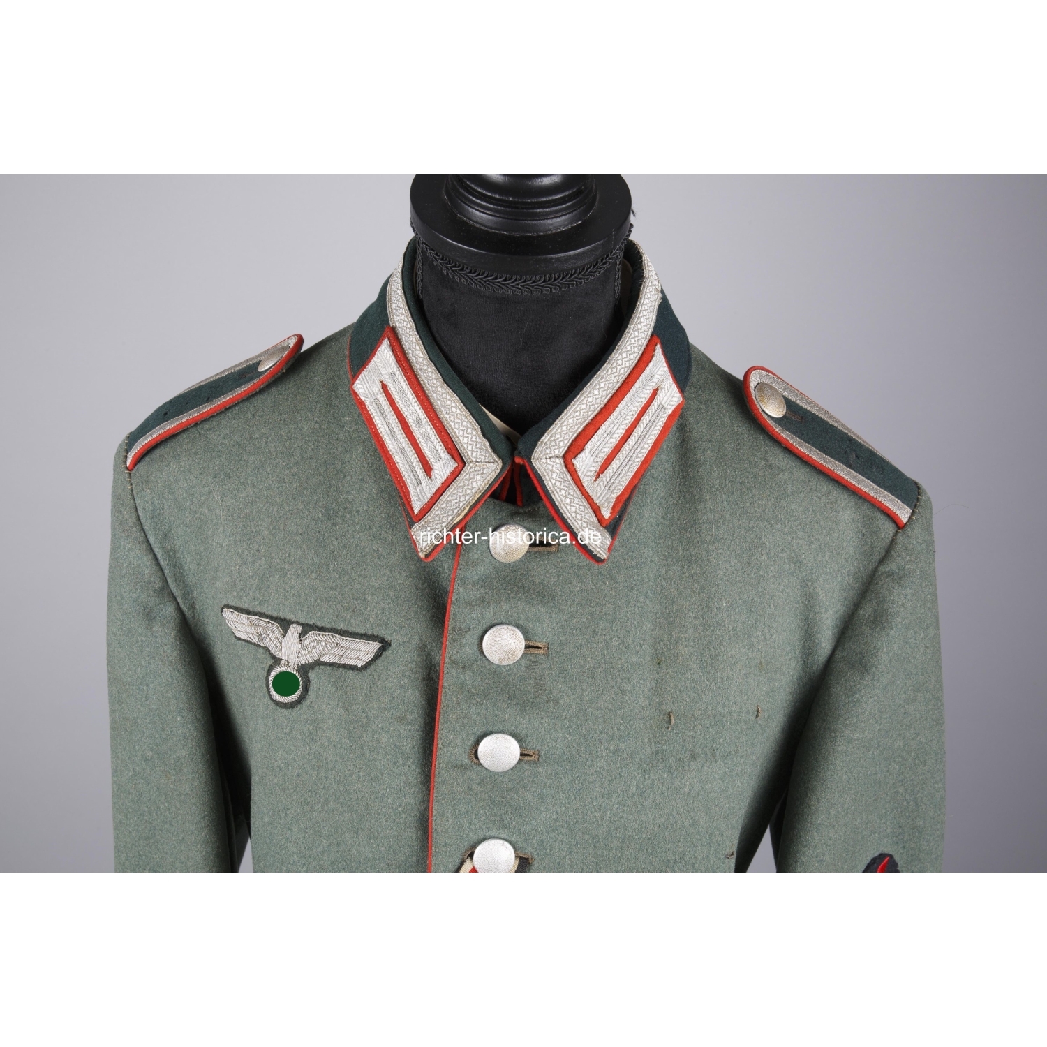 Wehrmacht Heer Waffenrock Artillerie Paradeuniform mit Trägernamen