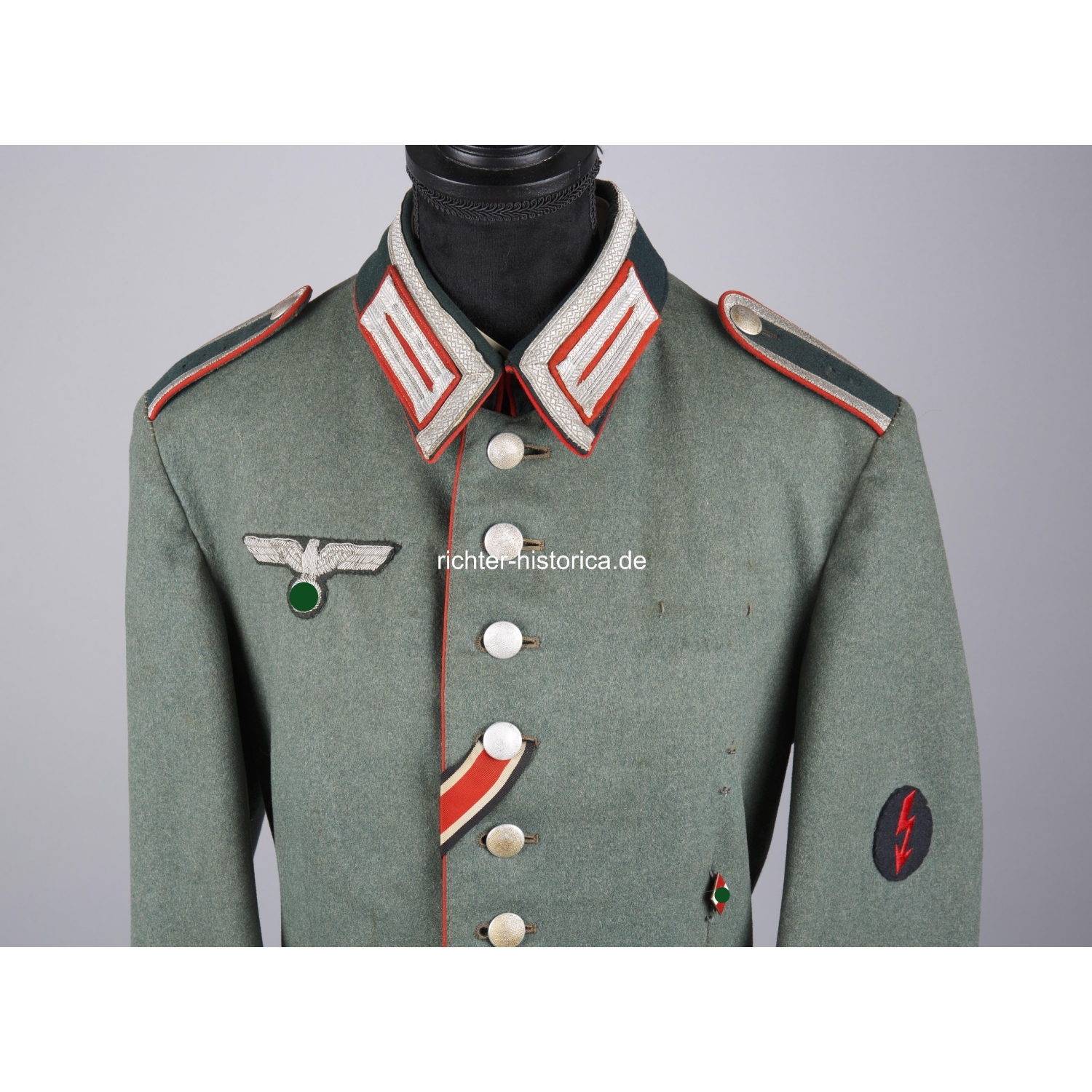 Wehrmacht Heer Waffenrock Artillerie Paradeuniform mit Trägernamen