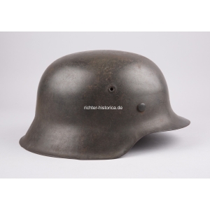 M42 Stahlhelm der Wehrmacht Heer mit Kinnriemen