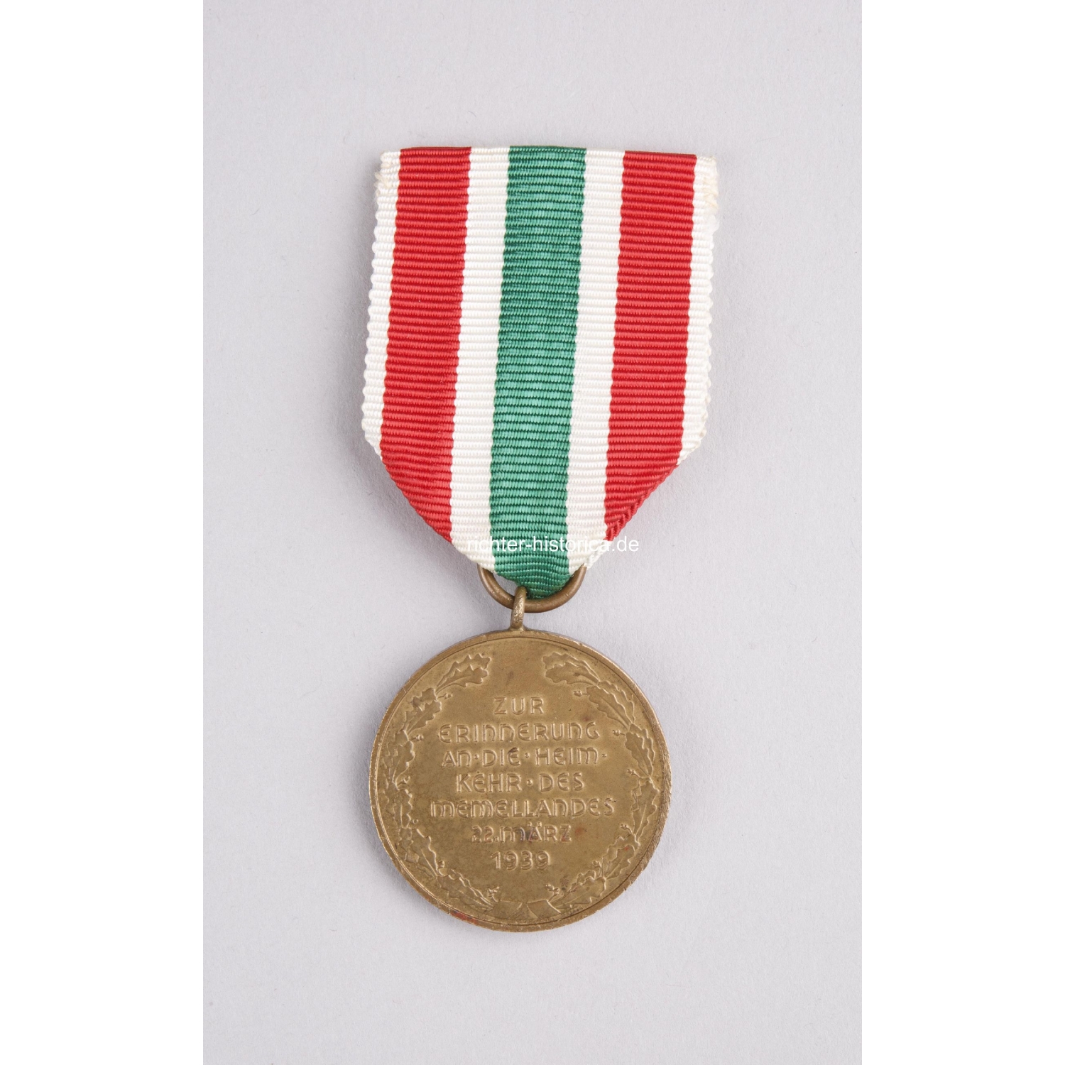 Memelland Medaille Zur Erinnerung an die Heimkehr des Memellandes 1939