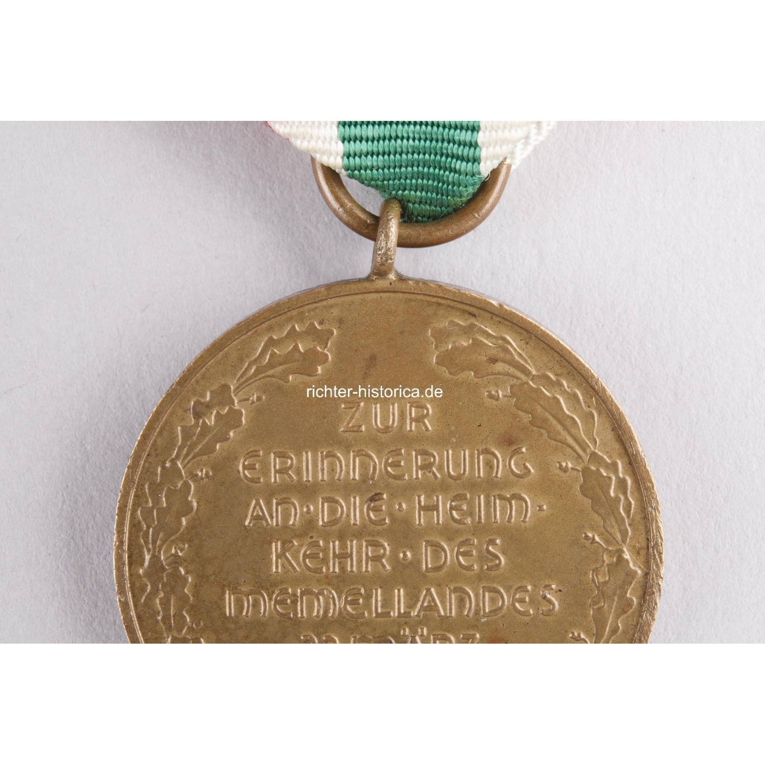 Memelland Medaille Zur Erinnerung an die Heimkehr des Memellandes 1939