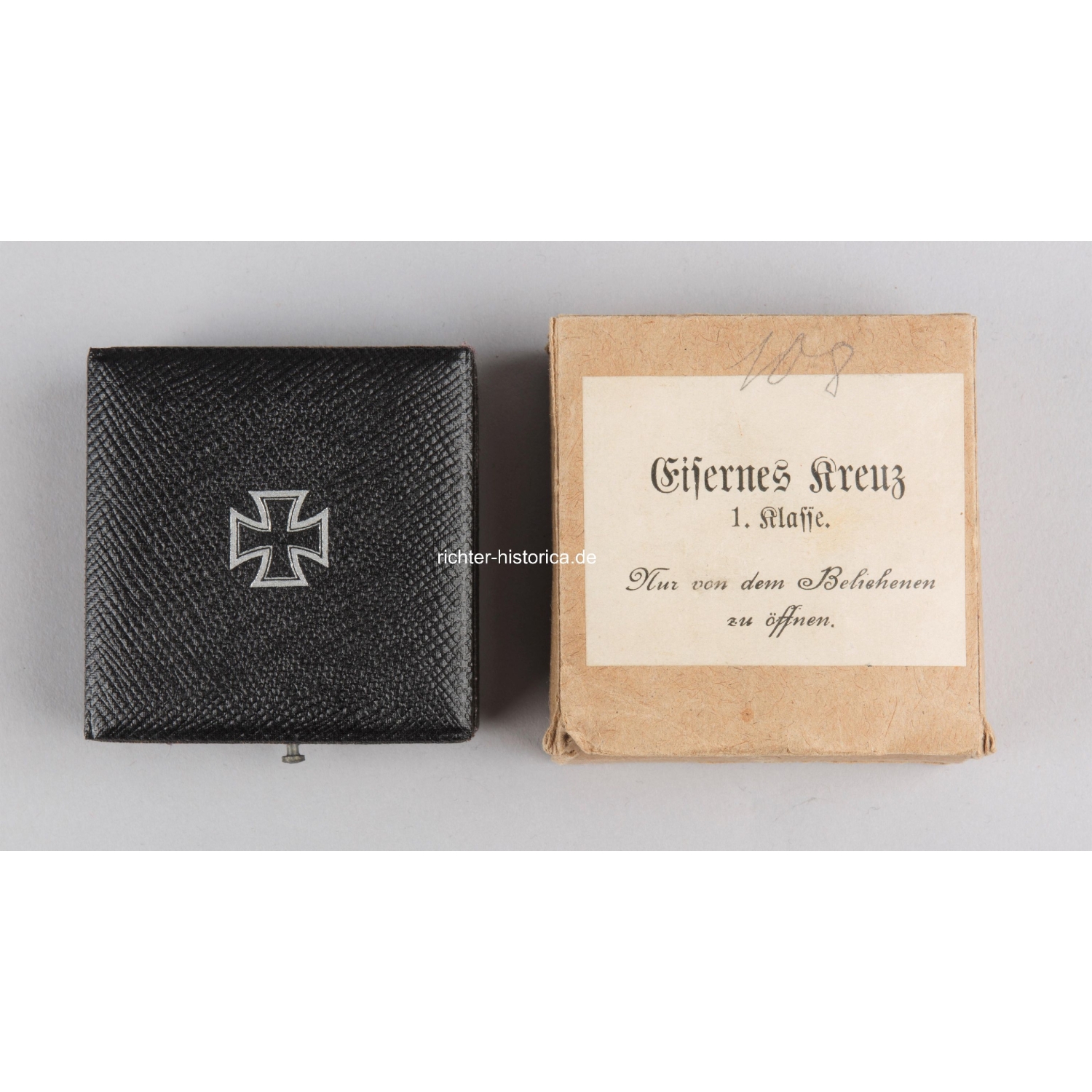 Eiserne Kreuz 1.Klasse 1914 "G" im Etui mit Umkarton