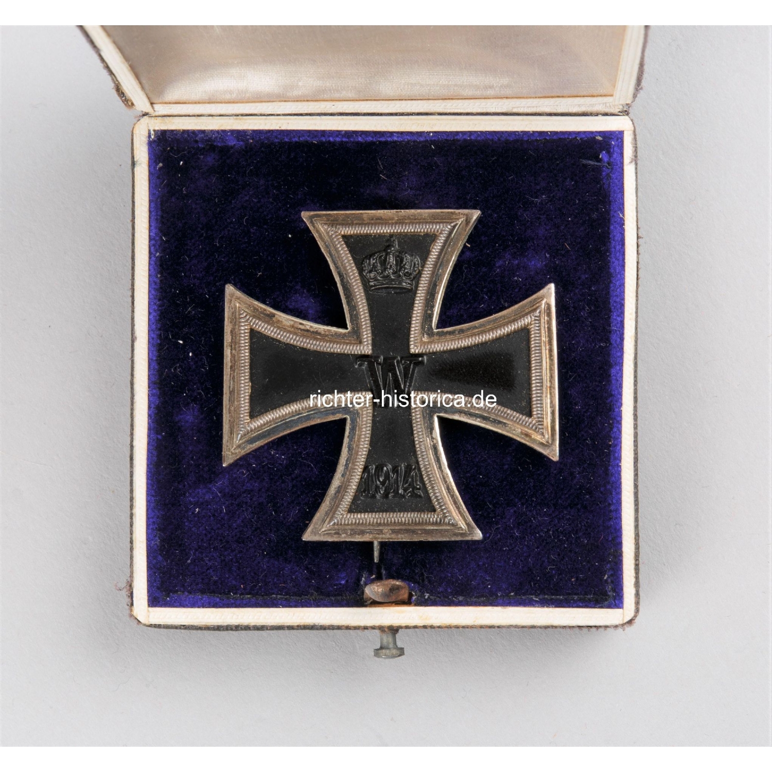 Eiserne Kreuz 1.Klasse 1914 "G" im Etui mit Umkarton