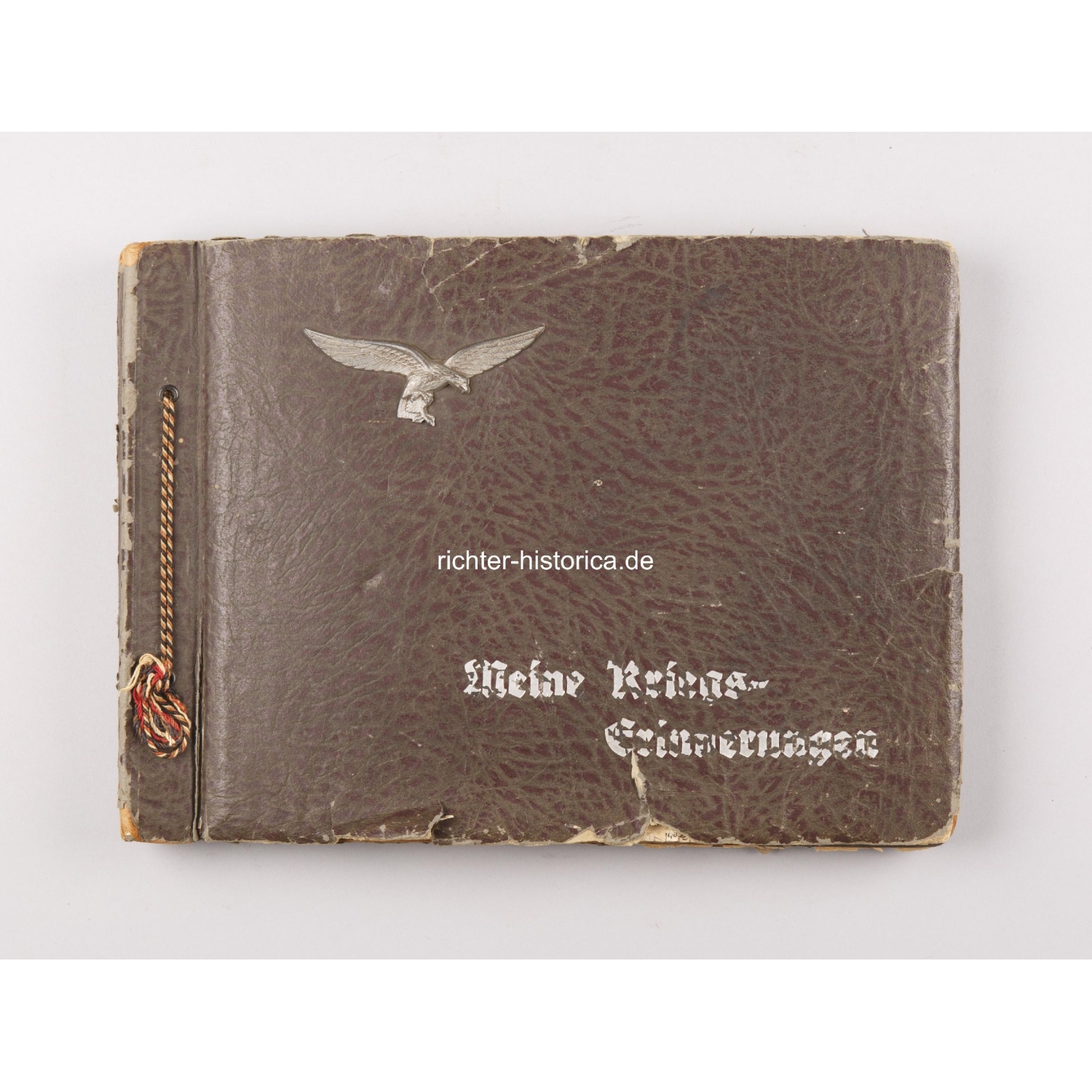 Nachlass Luftwaffe Fotoalbum mit Zubehör