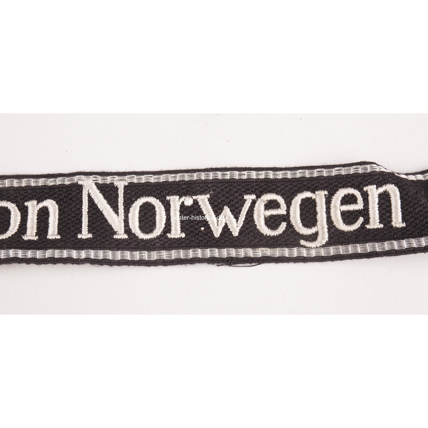 SS-Ärmelband Frw. Legion Norwegen mit RZM Etikett, MINT