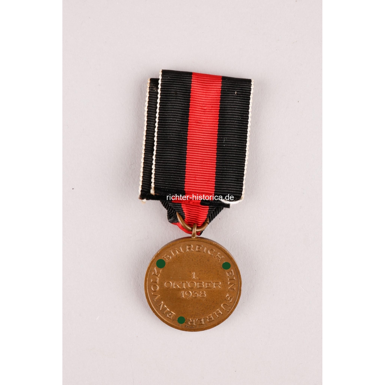 Zur Erinnerung an den 1.Oktober 1938, Anschluss Sudetenland-Medaille