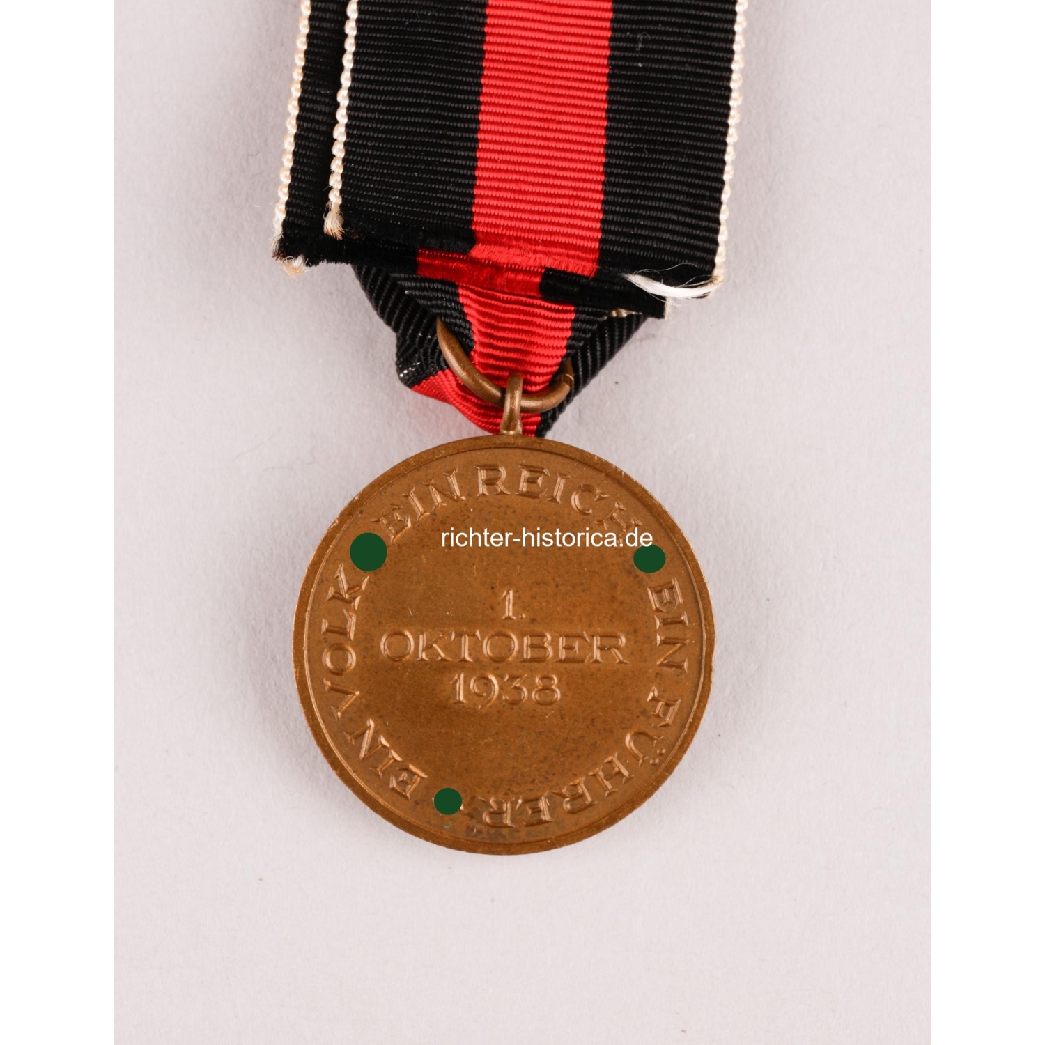 Zur Erinnerung an den 1.Oktober 1938, Anschluss Sudetenland-Medaille