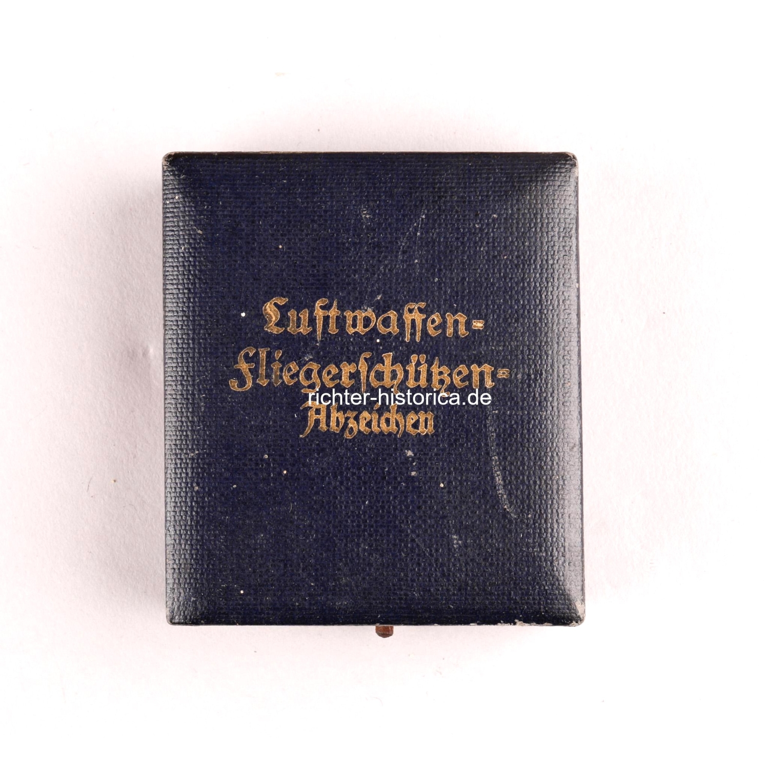 Frühes Etui für ein Fliegerschützenabzeichen der Luftwaffe