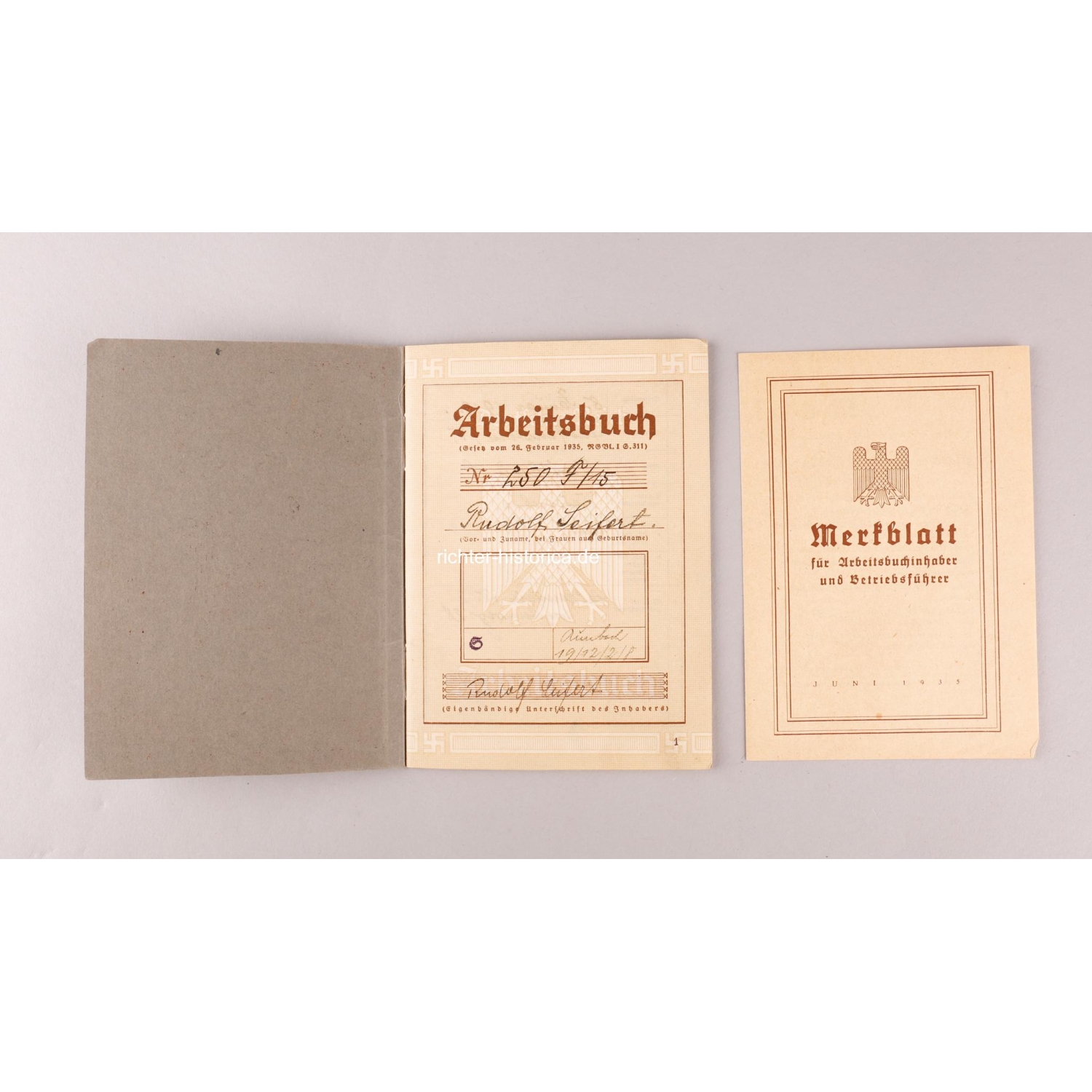 RAD Fotoalbum "Meine Arbeitsdienstzeit" RAD Abteilung 2/2 215 W.57 Berk II Kronenburg Eifel