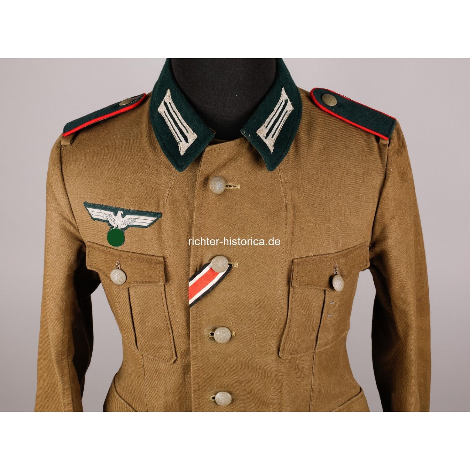 Leichte Sommerfeldbluse südfront für Mannschaften im Artillerie Regiment Nr.4