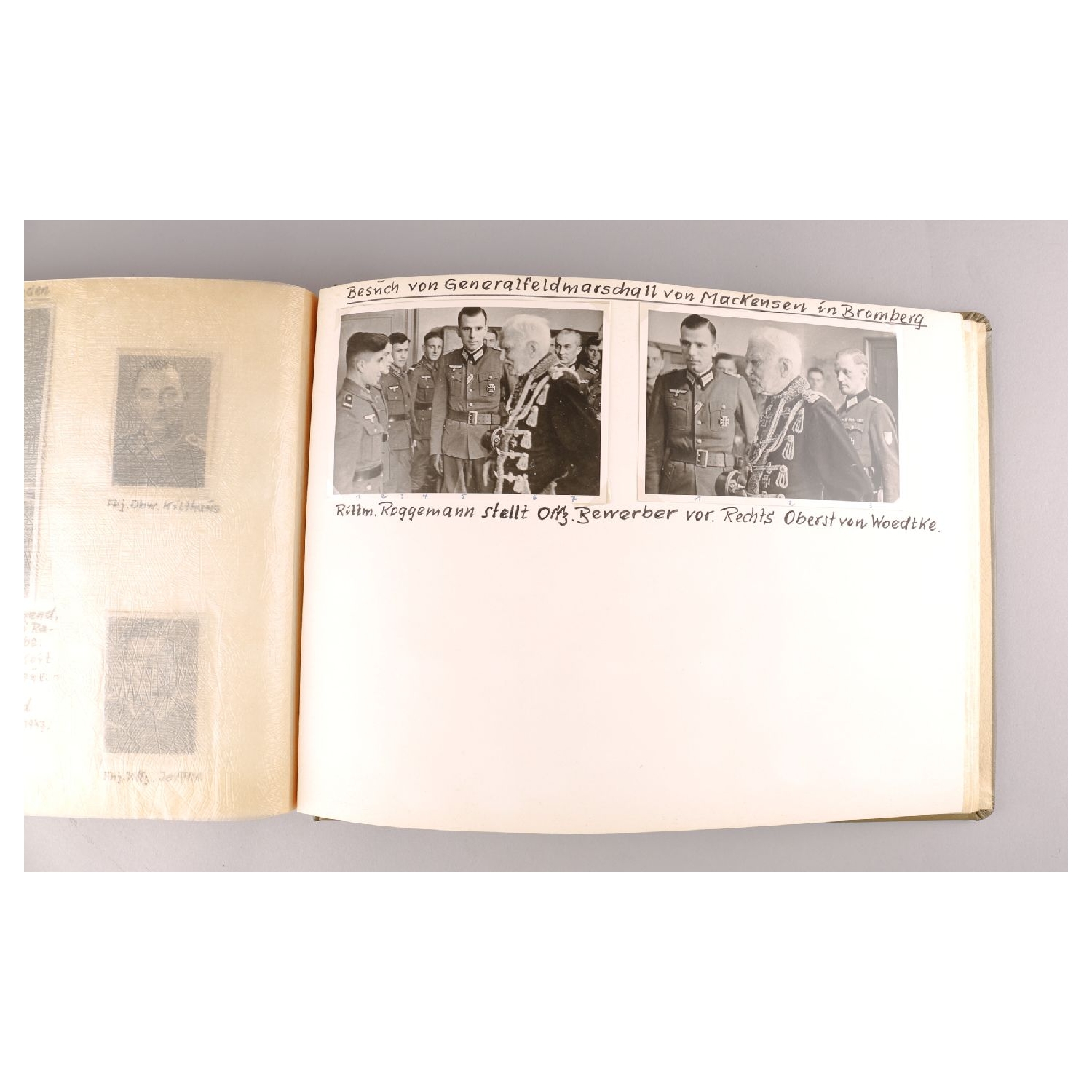 2.Weltkrieg Fotoalbum Major Wilhelm Graf von der Schulenburg