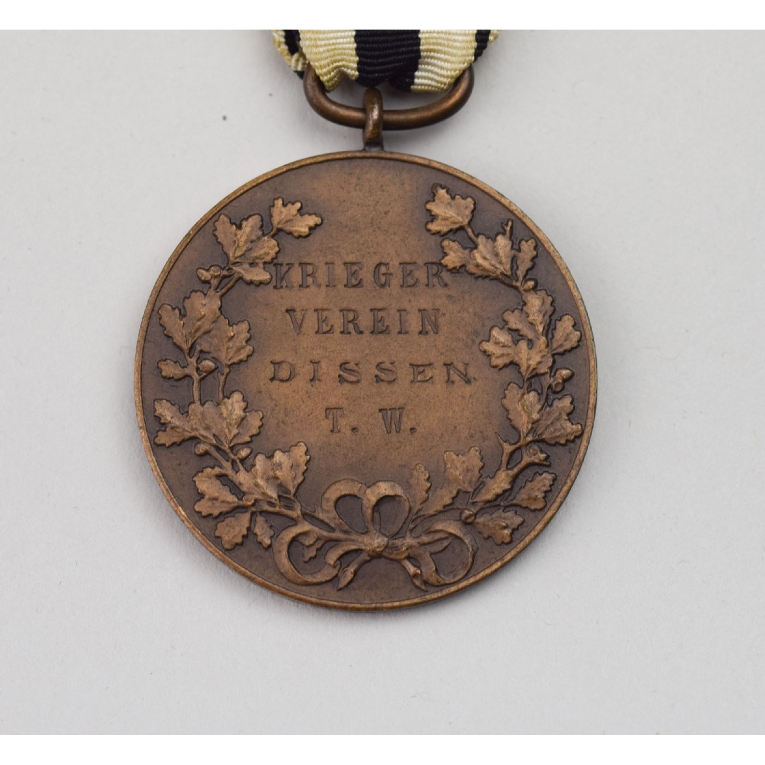 Medaille Generalfeldmarschall v. Hindenburg "Kriegerverein Dissen T.W"