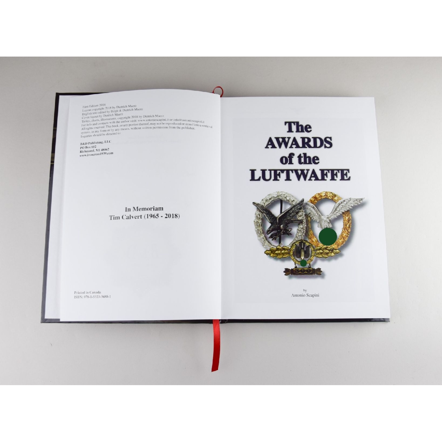 Fachbuch "The awards of the Luftwaffe" Antonio Scapini