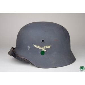 Luftwaffe M40 Stahlhelm Q66 ungetragen, neuwertig!