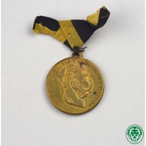 Österreich Bronzemedaille "Zur Erinnerung an das Kaiser Manöver in Mähren"