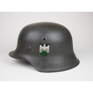 M42 Stahlhelm der Wehrmacht 1 Emblem Kopfgröße 57