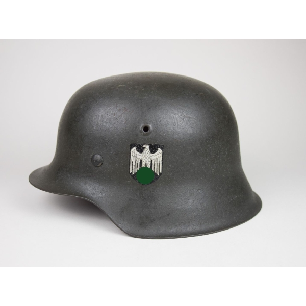 M42 Stahlhelm der Wehrmacht 1 Emblem Kopfgröße 57 TOP Zustand