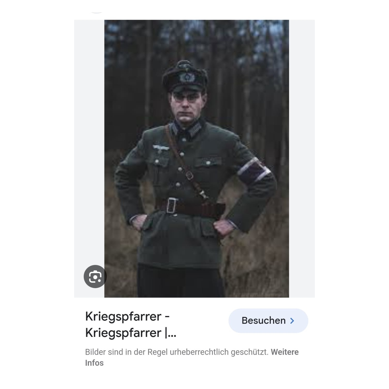 3.Reich Armbinde Heeresgeistlichen Feldgeistlicher Kriegspfarrer, extrem selten!