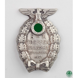 SA-Abzeichen "S-A Treffen Braunschweig 1931"