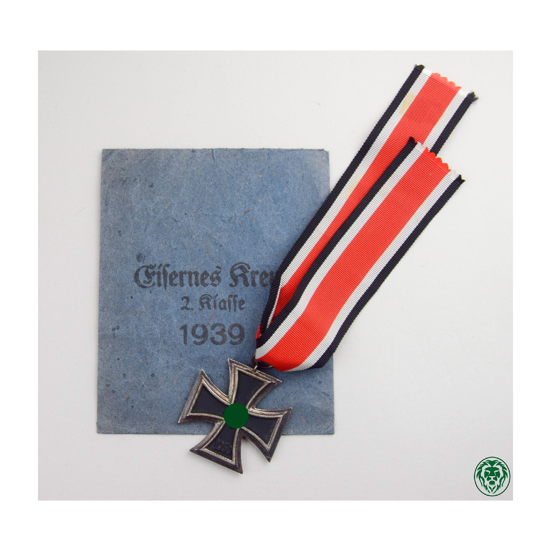 Eisernes Kreuz 2.Klasse 1939 Hersteller 44 mit Verleihungstüte