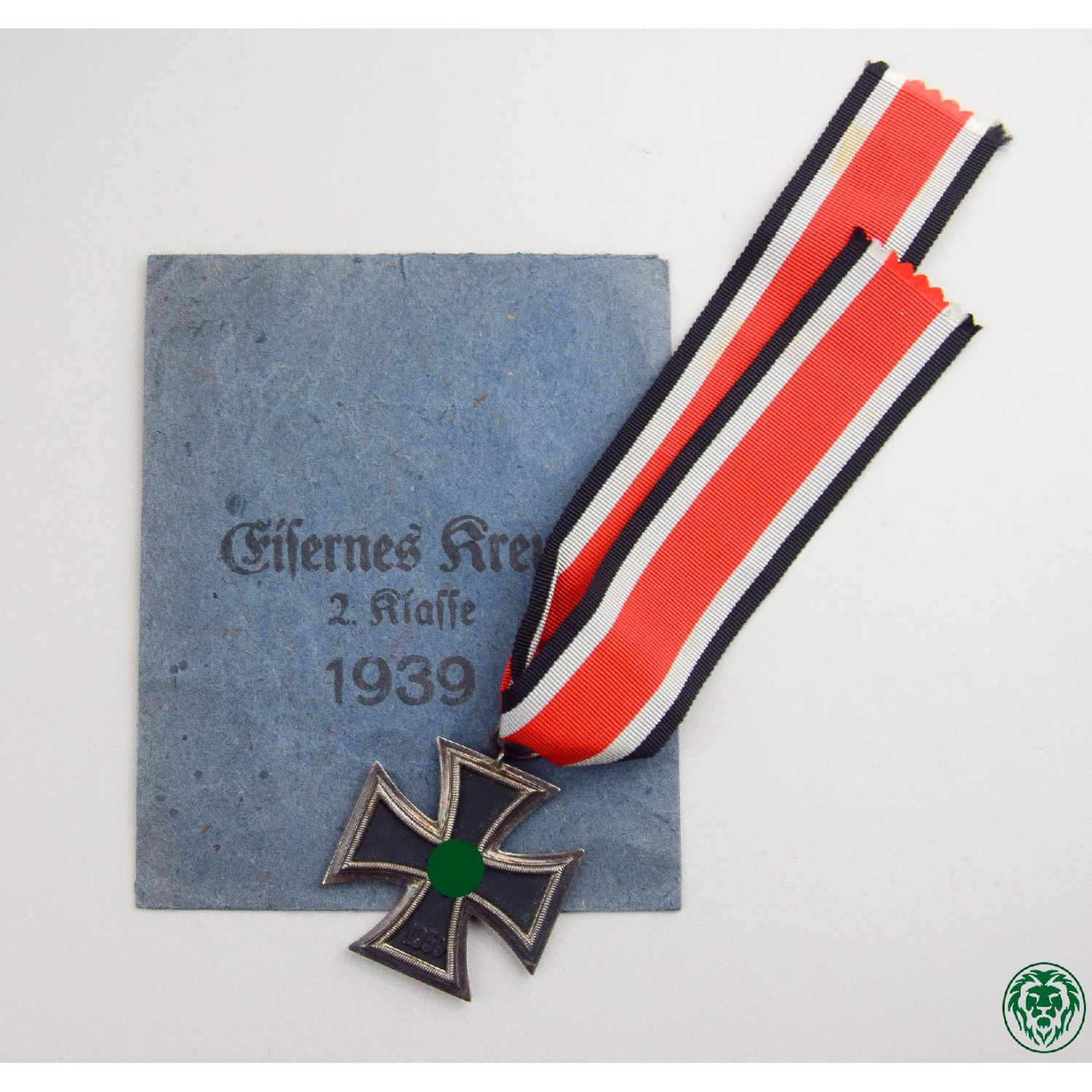 Eisernes Kreuz 2.Klasse 1939 Hersteller 44 mit Verleihungstüte