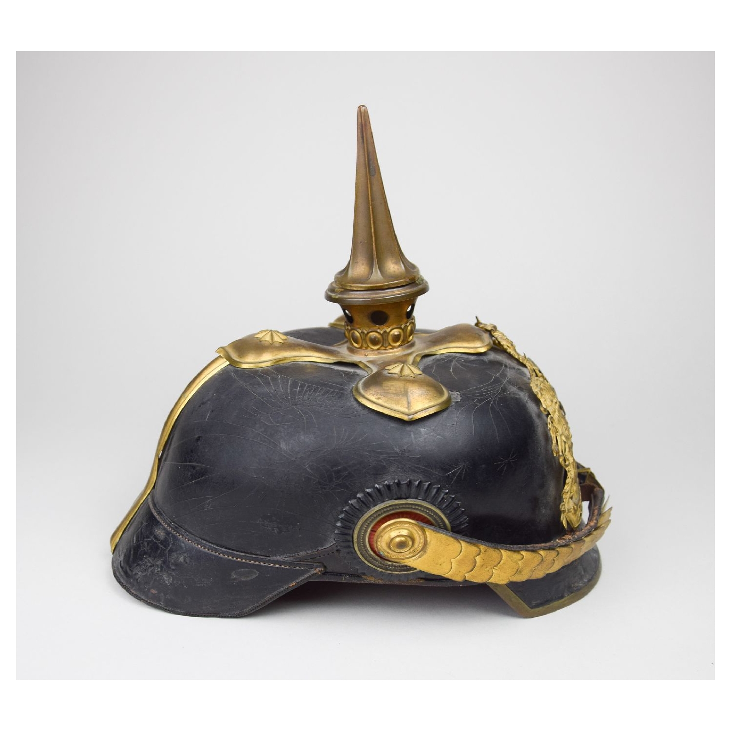 Pickelhaube für Offiziere der Bayerischen Infanterie