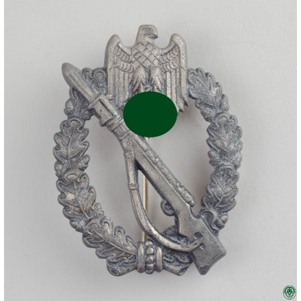 Infanterie Sturmabzeichen in Silber SHuCo Design massiv