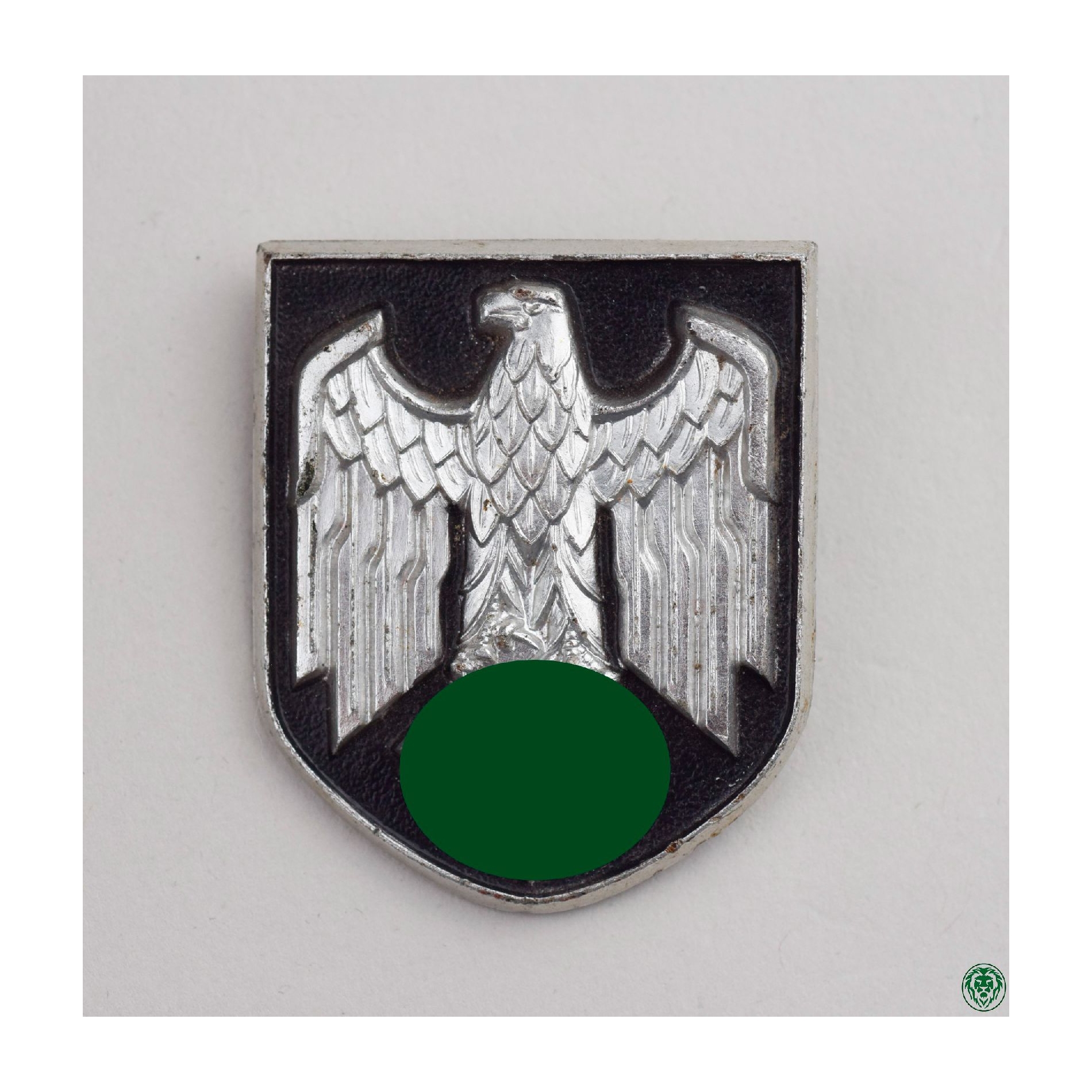 Wappenschild Emblem für den Afrika Tropenhelm der Wehrmacht