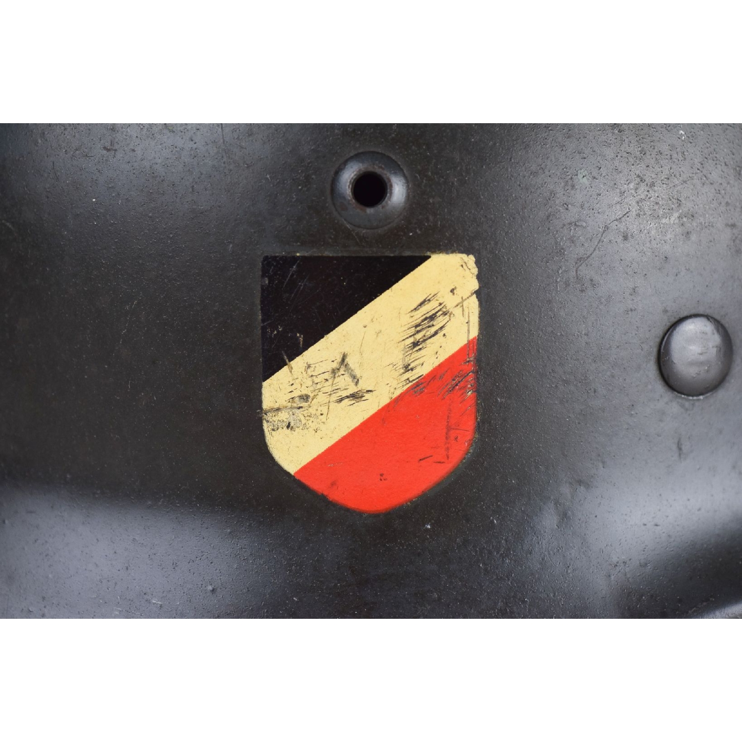 M35 Stahlhelm der Luftwaffe Doppelemblemer SE68 (Kopfgröße 61) selten!