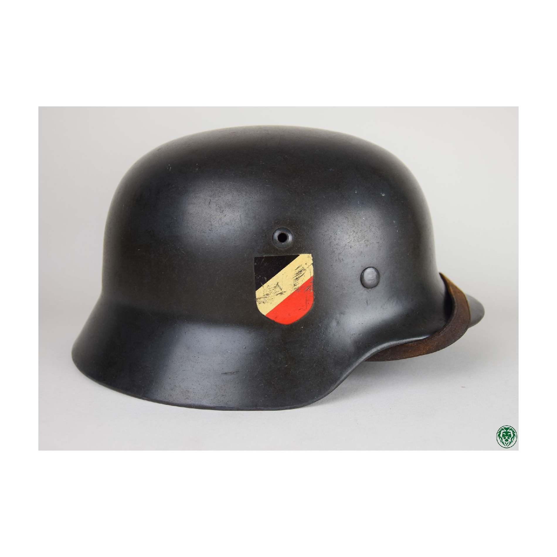 M35 Stahlhelm der Luftwaffe Doppelemblemer SE68 (Kopfgröße 61) selten!