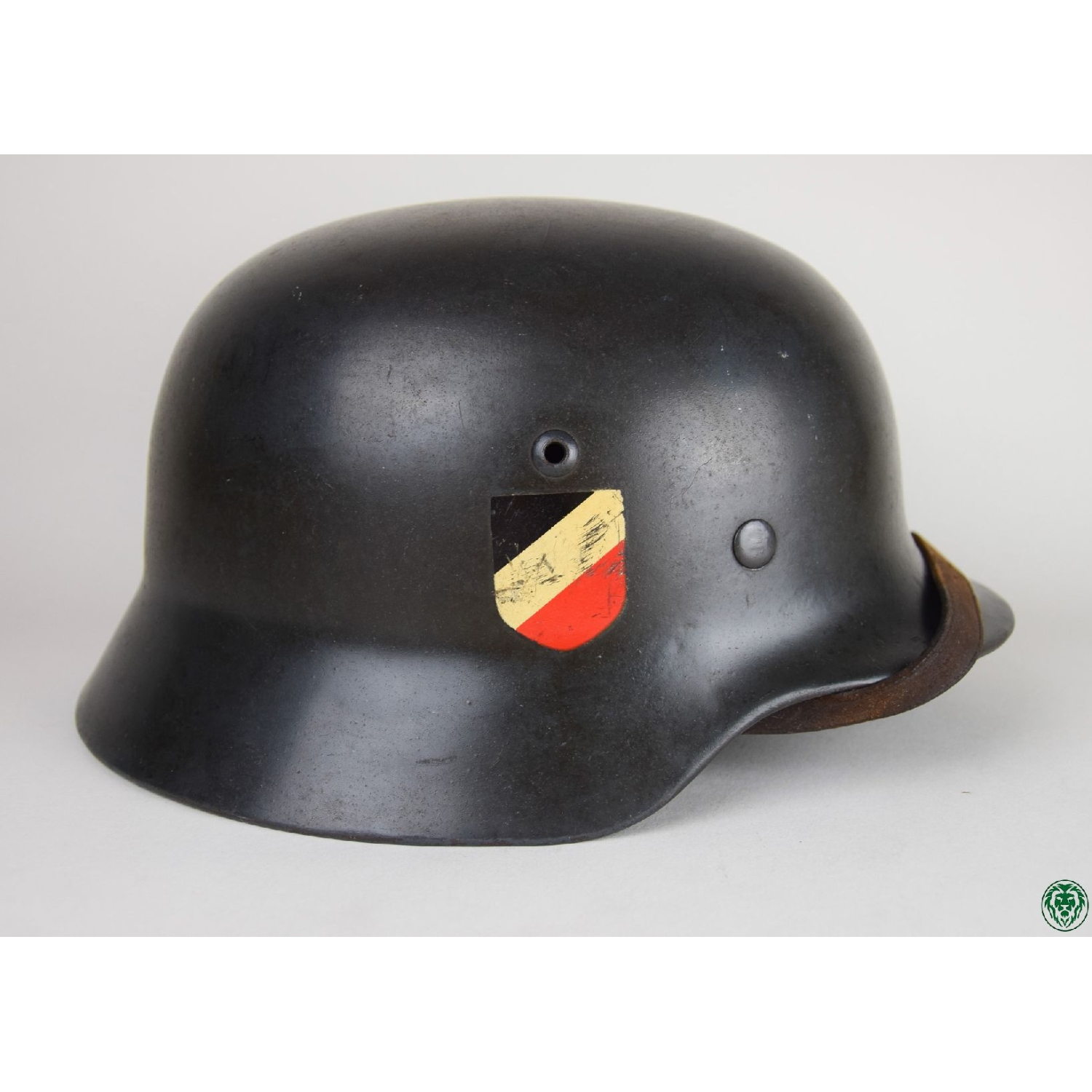 M35 Stahlhelm der Luftwaffe Doppelemblemer SE68 (Kopfgröße 61) selten!