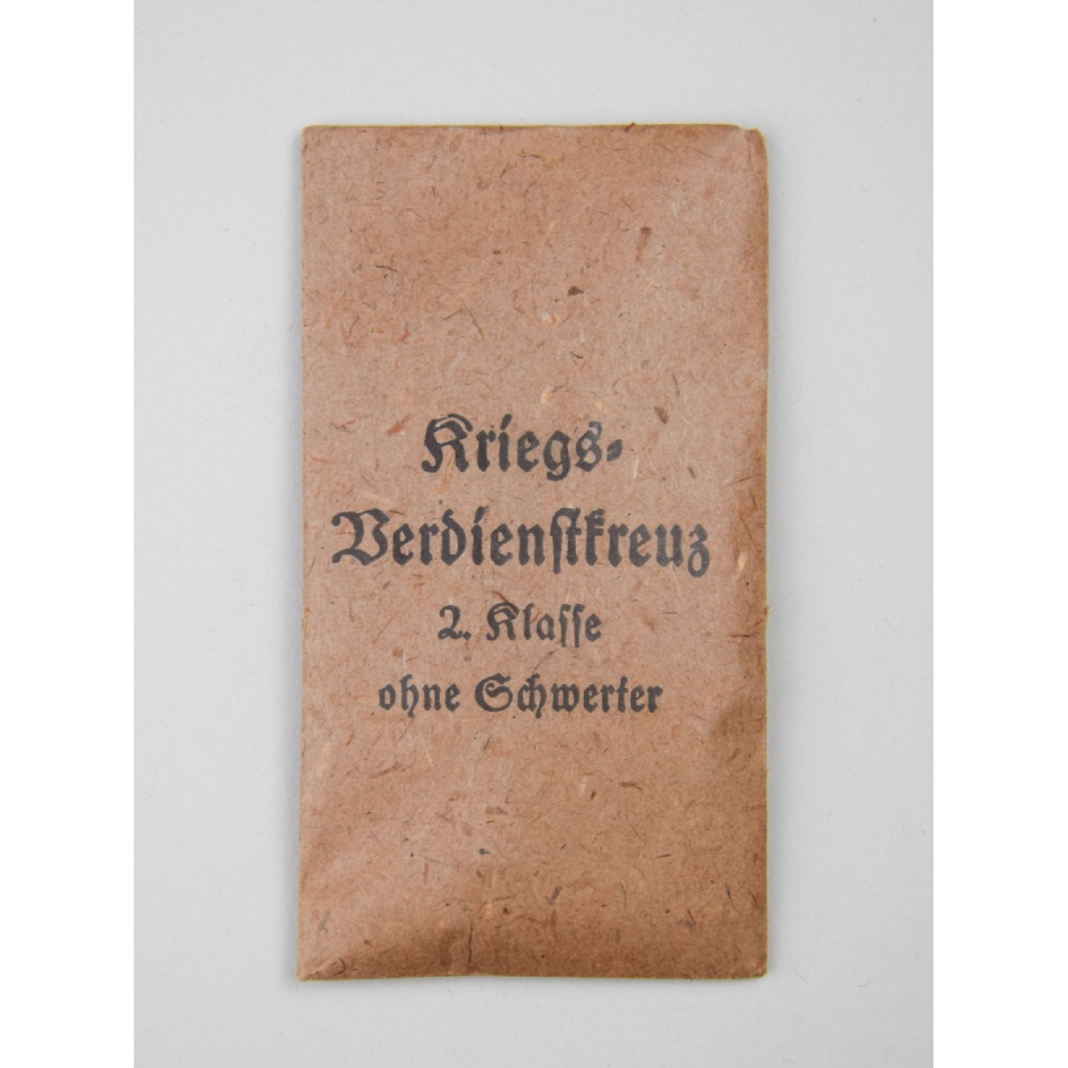 Kriegsverdienstkreuz 2.Klasse Ohne Schwerter Herst. Deschler In Tüte Mit Wickelpapier, Zustand 1