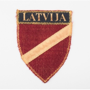 Lettland Waffen-SS Ärmelschild der lettischen Freiwilligen