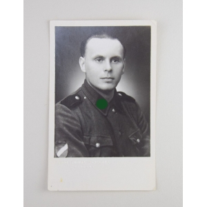 Portrait Foto eines Lettischen freiwilligen in der Waffen-SS